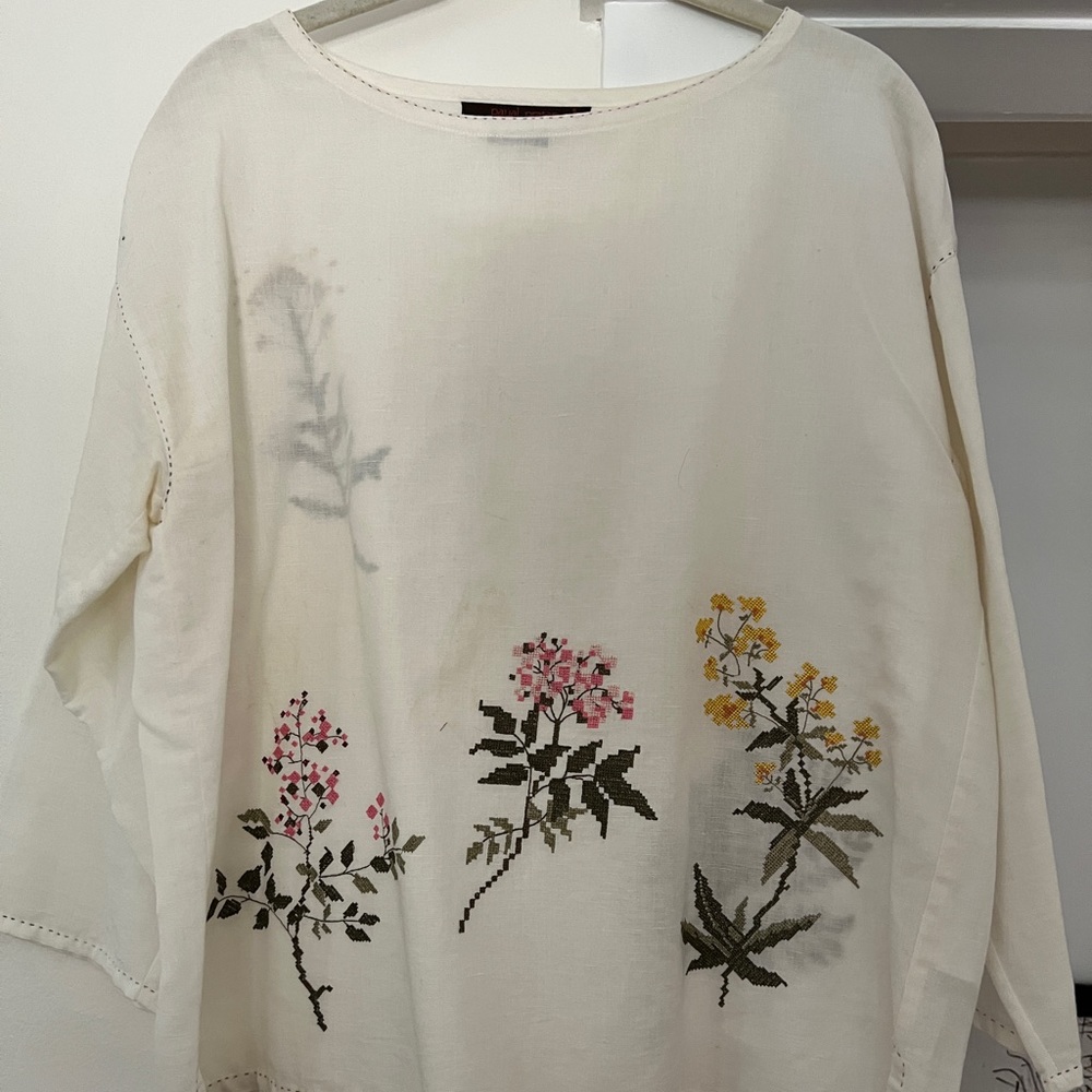 Payal Pratap Beautiful hand embroidered boho blouse.